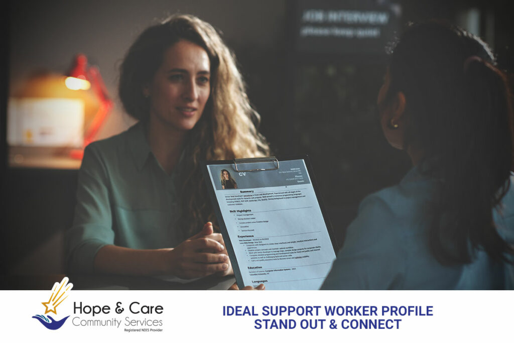 Crafting Your Ideal Support Worker Profile: Stand Out and Connect