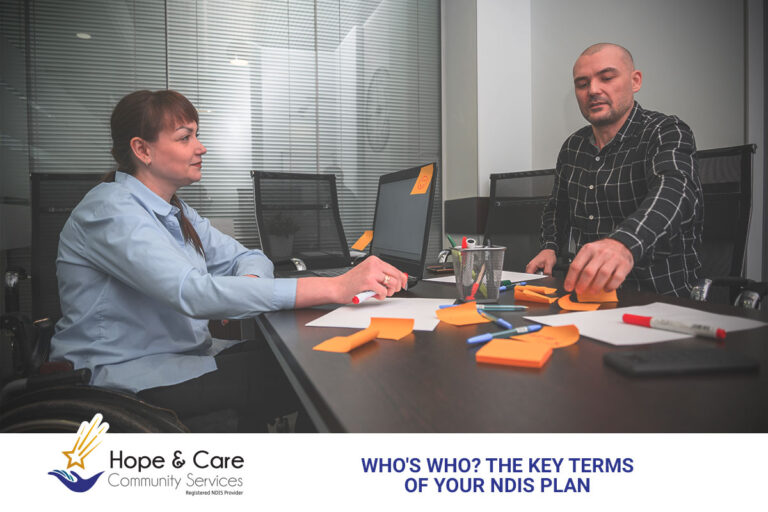 Who’s Who: The Key Terms of Your NDIS Plan